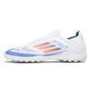 Chuteiras de Futebol Juvenis F50 Modelo Novo Sem Cadarços, Malha Fly-Knit Sem Costura, com Travas Longas para Homens e Mulheres, e Chuteiras de Futebol de Competição Multicravos