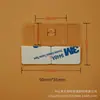 Ganchos de plástico para mascotas con forma de avión y agujeros para cajas de colores, Ganchos para cajas de embalaje de productos electrónicos, Embalaje autoadhesivo transparente con agujero redondo