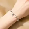 Pulseira Flor de Trevo de Quatro Folhas, Estilo Francês, Luxo Leve, Versátil para Mulheres, Empilhável, Atacado Vintage, Novo Modelo 2025, Empilhável, Luxo Leve, Alto Padrão