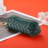 Celebérrimo de Internet Nuevo Estilo Estuche para Llaves de Coche de Mujer Billetera Larga Estuche para Tarjetas Todo en Uno Gran Capacidad Patrón de Cuadros de Diamantes