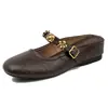 Altura Interior ~ Zapatos de Salón para Mujer Verano Nuevo Piel Suave Boca Baja Vestir Suave Mary Jane No Cansan los Pies Zapatos de Mujer Suela Blanda Bandera