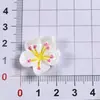 Serie de flor de durazno brillante: Fundas de teléfono DIY, imanes para refrigerador, accesorios para el cabello, pinzas para el cabello, decoraciones de pegamento en crema y accesorios de resina - al por mayor