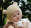 Gorro de Invierno Estilo Coreano para Bebé Otoño e Invierno Lindo Gorro con Protección para las Orejas para Niños y Niñas Bebé de un Año Gorro de Lana Tejida Moderno