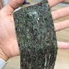 Cuentas rectangulares de piedra natural de 2*4 mm, piezas rectangulares pequeñas, componentes de joyería semiacabados en forma de tira larga, directo del fabricante