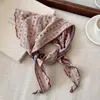 Lenço de Seda Floral Vintage para Mulheres, Lenço Quadrado de Luxo, Novo Estilo 2026, Combinado com Camisas, Lenço de Cabeça, Cinto Decorativo e Cobertura de Cintura