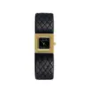Venta al por mayor de fábrica de Relojes de Cubo de Azúcar estilo Chanel de segunda mano, Relojes de Lujo de nicho francés para mujer, con un diseño simple y elegante