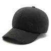 Gorra de béisbol para abuelo de mediana edad y anciano, gorro de algodón grueso para exteriores, gorro de pico cálido de terciopelo para invierno para hombre, gorro de protección contra el frío y protección para los oídos