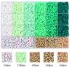 Caixa de Conjunto de Contas de Argila Macia com 24 Compartimentos Transfronteiriça 6mm Contas de Argila Macia Acessórios Kit de Material DIY Feito à Mão para Enfiamento de Contas Contas Soltas