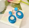 Pendientes Franceses Retro Estilo Hong Kong Blanco Cremoso Exagerados Pendientes de Pintura al Óleo Perezosa Pinza para Oreja para Mujer