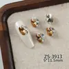 Brilhantes K9 Sem Base Cor Champagne Maillard Pedras Strass para Unhas Retangular Oval Bola Acabada Decoração de Unhas Diamantes
