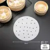 Papel para Cozinhar no Vapor para Pães e Pães de Leite, Tapete para Cozinhar no Vapor, Pano para Cozinhar no Vapor, Papel Manteiga, Antiaderente, Bandeja para Cozinhar no Vapor de Grau Alimentício Doméstico, Descartável