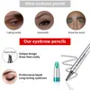 Lápiz de cejas líquido QIC de cuatro puntas para Amazon transfronterizo, lápiz de cejas líquido tipo agua, lápiz de cejas impermeable de larga duración