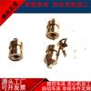 Procesamiento de gong de computadora columna de cobre tuerca de flor hardware de precisión no estándar piezas de automóvil torno automático procesamiento de torno CNC