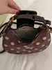 Bolso de mano retro con estampado de leopardo, elegante y moderno, para mujer, nueva colección otoño 2026, bolso de axila, bolso de hombro de nicho