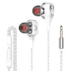 Auriculares Mágicos con Cable de Doble Driver y Micrófono, Auriculares In-Ear para Karaoke, Graves Profundos, Universales para Teléfonos Móviles