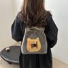 Mochila de outono feminina 2024 Nova sacola estilo universitário estilo coreano Bolsa de ombro de grande capacidade Bolsa nas axilas