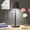Atenuación de Tres Colores, Lámpara de Mesa Táctil para Mesita de Noche de Dormitorio, Luz Nocturna para Estudio, 1200 mAh, Modelo de Carga USB