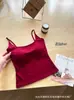 Camisola sexy de algodón RC, corte ajustado, versátil, sin espalda, con tirantes integrados y tirantes cruzados
