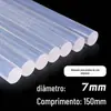 Bastão de Cola Quente Transparente Alta Viscosidade Bastão de Cola Quente Tira de Cola Quente 7mm 11mm Bastão de Cola de Alta Capacidade Atacado Artesanal