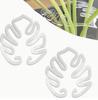 Suporte para Costela de Adão Haste para Jardinagem Suporte para Flores Fixador para Plantas Verdes Suporte para Vasos de Flores de Haste Hidropônica com Design Anti-Quebra