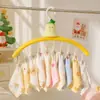 Tendedero Monstruo Pequeño para Uso en Casa, Tendedero a Prueba de Viento con Múltiples Pinzas para Calcetines y Ropa Interior de Bebé, Colgador Multifuncional para Secar