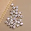 Ágata Roja del Tíbet Ágata Negra Dzi Cuentas Redondas Blancas Pulsera DIY Pulsera Cuentas Sueltas Cuentas Redondas Dzi Suministro Directo de Fábrica