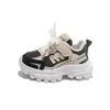 Zapatillas Deportivas para Niños 2026 Primavera y Otoño Nueva Versión Coreana Diseño de Malla Transpirable para Niños Zapatos Casuales Tipo Papá para Niñas