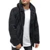 2024 Comércio Exterior Transfronteiriço Outono e Inverno Jaqueta Suéter Masculina com Capuz Cor Sólida Botão Moda Europeia e Americana Roupa Masculina