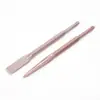 Martelo elétrico de quatro pinos com cabo quadrado auto-afiante na cor Rose Gold, cinzel ponta para concreto, picareta elétrica pequena, furadeira de impacto, cinzel plano especial