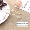 Pinza Recta para el Cabello con Perlas Geométricas estilo Coreano Dongdaemun Pinza Lateral Elegante Simple Pinza para Flequillo traje