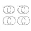 Brincos de ouro 18K brincos redondos 18mm aço inoxidável brincos transfronteiriços europeus e americanos brincos Joias brincos atacado