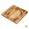 Esterilla para Olla de Piedra y Olla de Barro, Esterilla Aislante de Calor para Estufa de Carbón, Esterilla para Preparar Té, Esterilla de Madera, Base para Olla de Barro, Bandeja, Placa de Hierro, Esterilla de Tabla de Madera