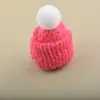 Decoração de Natal Transfronteiriça Chapéus Mini de Lã Colorida Tricotados Brinquedos DIY Acessórios de Roupa Atacado