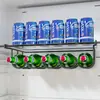 Estante de Almacenamiento para Latas de Bebida de Refrigerador Estante de Cocina Tipo Colgante Organizador de Cerveza en Lata Cola Leche Colgador