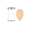 Cilindro de Aluminio Antióxido Caja de Boca de Caballo Gota de Agua Calabaza Corte Diagonal Esponja para Polvos de Maquillaje Huevo de Belleza No Látex Húmedo y Seco