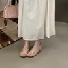 2026 Nuevo Estilo Zapatos Mary Jane para Mujer Súper Suaves Estilo Francés con Lazo Zapatos de Ballet Punta Cuadrada Estilo Hada