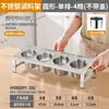 Caja de condimentos de acero inoxidable con compartimentos para condimentos, mermelada e ingredientes en polvo para hielo, adecuada para puestos