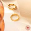 Corea del Sur Dongdaemun Anillo de Temperamento Versátil Acero de Titanio Encaje Escama Brillante Personalizado Anillo para Niña Joyería de Mano