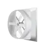 Ventilador de pressão negativa em fibra de vidro, ventilador exaustor de frequência variável para estufas, ventilador exaustor industrial, ventilador de sucção potente