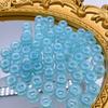 Cuentas de ábaco acrílicas de 14 mm con agujero grande, hechas a mano, para teléfono móvil, accesorios para el cabello y collares