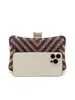 Nova Bolsa de Festa Feminina Elegante em Formato de Almofada Clutch de Luxo com Strass Bolsa Transversal para Vestido