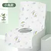 Cubiertas Desechables para Asiento de Inodoro Empacadas Individualmente Venta al por Mayor Hotel Anti-Suciedad Impermeables Engrosadas Papel para Asiento Fuente de Fábrica
