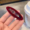 Pinza BB de Terciopelo Colorida Estilo Coreano con Acabado de Alta Gama, Pinza Versátil para Mechones Laterales, Accesorio para el Cabello para Mujeres