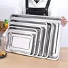 Ventas Directas de Fábrica de Placas Cuadradas y Rectangulares de Acero Inoxidable para Restaurantes, Hoteles y Cantinas, Al Por Mayor