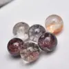 Cristal Natural Único DIY Cuenco Tesoro Fantasma de Cuatro Estaciones Pulsera Fantasma Colorida Cuenta Suelta Única Roja Pulsera de Transferencia Cuentas Coloridas