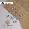 Conejo Oso de Aleación Retro Metálico Accesorios Hechos a Mano Material para Manualidades con Cuentas Colgante Pendientes Joyería Cuentas