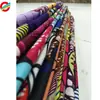 Poliéster Roupas Africanas Tecido Batik Bolsa para Sapatos Almofada Travesseiro Tecido para Cama Exportação África Processamento Estampado Tecido Imitação de Cera