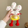 Lindo Scrunchie de Flor de Trasero de Mickey Puntos Dibujo Animado Lindo Goma para el Cabello Muñeca 3D Rodete Cola de Caballo para Mujer