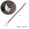 Barra de luz LED fivela sem solda com fio 8mm10mm12mm conector de emenda cor mágica monocromática RGB fio sem solda