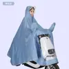 Poncho de Ciclismo à Prova de Chuva Fashion para Adultos, Capa de Chuva Ampliada e Espessada para Venda por Atacado, Capa de Chuva para Veículos Elétricos e Motocicletas